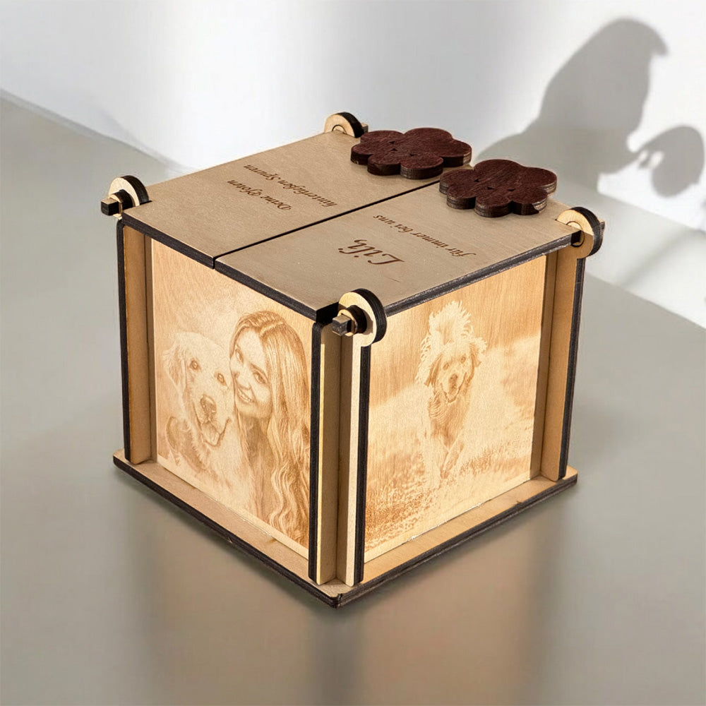 Erinnerungsbox für geliebte Tiere 🎗 Einzigartig & Persönlich