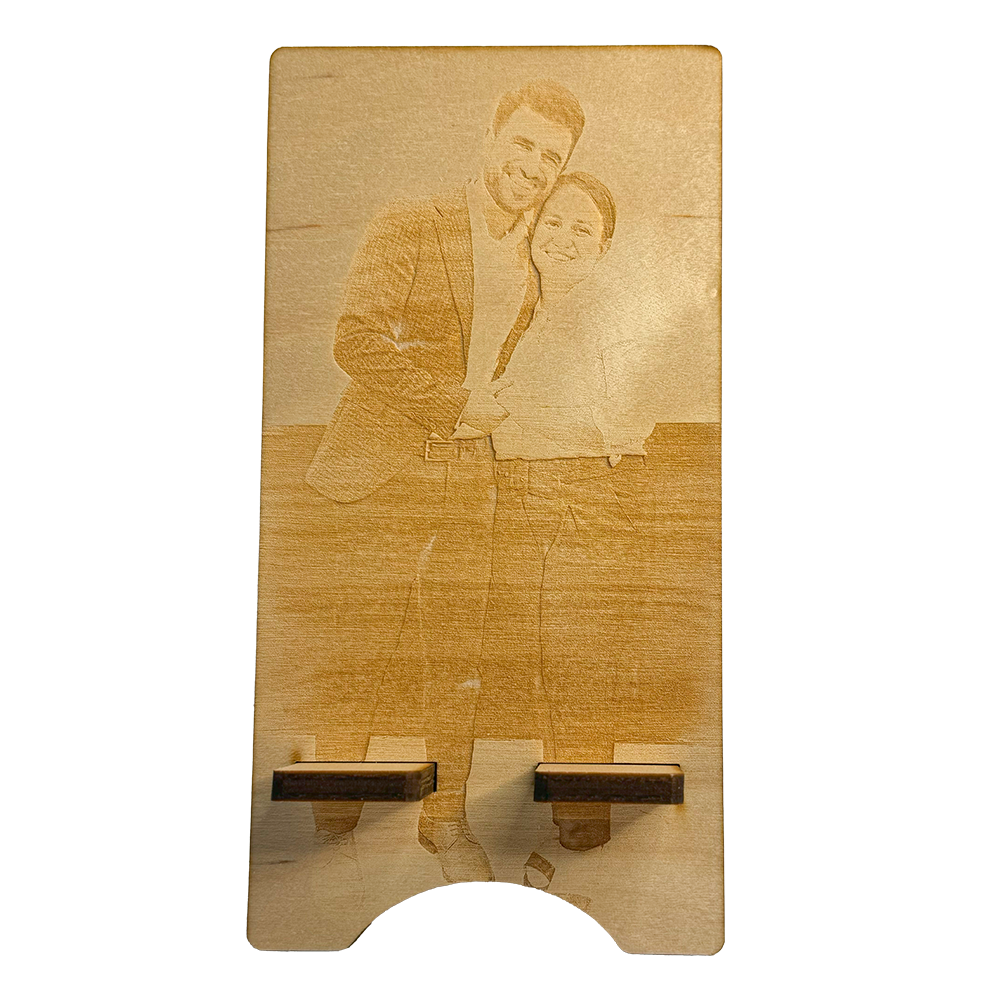 Holz Handyhalter 🌿 Persönlich und praktisch