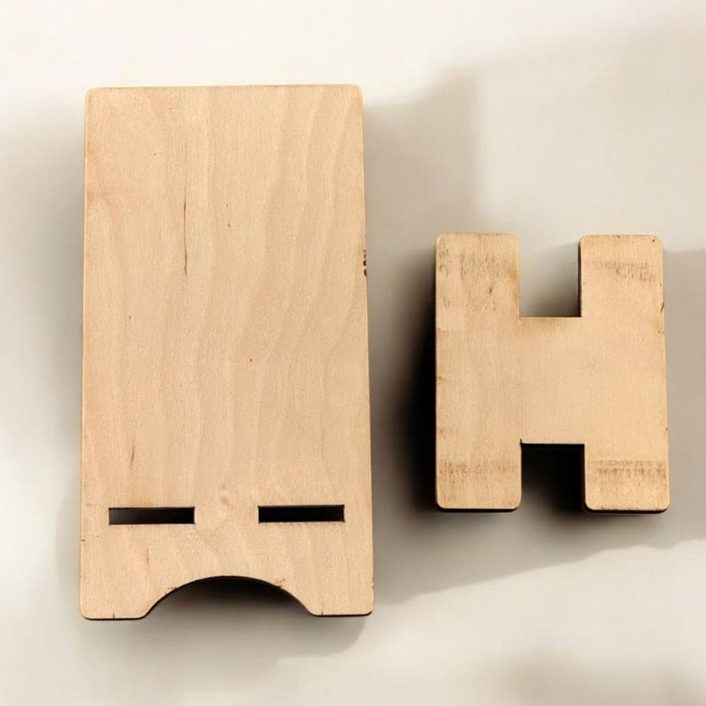 Holz Handyhalter 🌿 Persönlich und praktisch