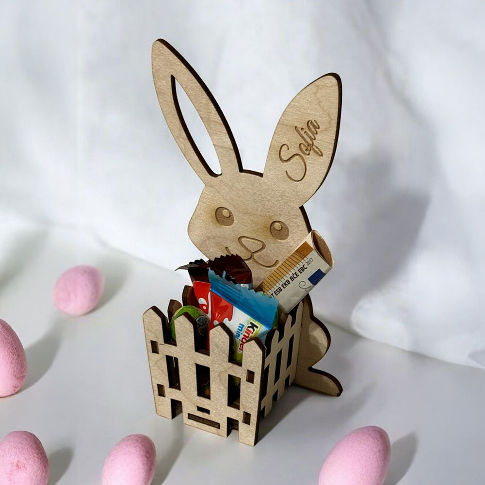 Hoppelkorb 🐰 Geschenk-Hase