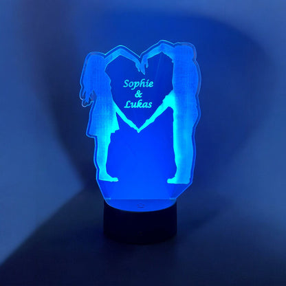 Personalisierte LED-Acrylglas-Lampe ✨ Ein leuchtendes Zeichen der Liebe