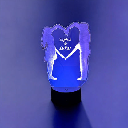 Personalisierte LED-Acrylglas-Lampe ✨ Ein leuchtendes Zeichen der Liebe