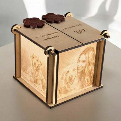 Erinnerungsbox für geliebte Tiere 🎗 Einzigartig & Persönlich
